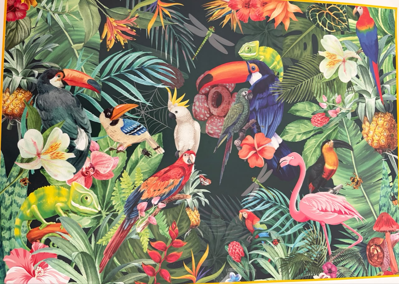 Tropical wildlife 500-piece puzzle